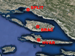 Map of Brac island
